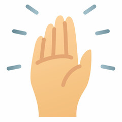 volunteer or volunteering help single isolated icon with smooth style