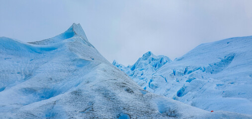 Horizon shot of the natural beauty in Greenland's icy Grand Canyon shaped by catastrophic floods