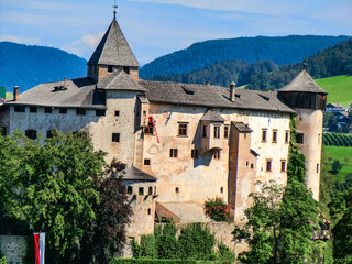 Fototapeta na wymiar Fie/Voels, Castel Presule / Proesels Castel, August 2021, South Tyrol, Alto Adige, Italy, Europe