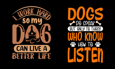 Obraz premium DOG T-SHIRT DESIGN
