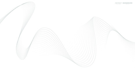 Abstract wavy stripes on a white background isolated. Wave line art, Curved smooth design. Vector illustration EPS 10.