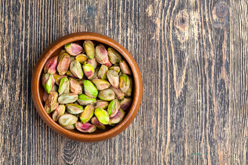 delicious and salty pistachio nuts