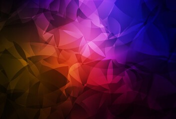 Obraz premium Dark Pink, Red vector abstract mosaic backdrop.