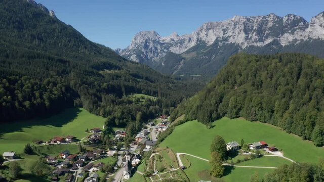 Mountaineering village Ramsau in Bavaria