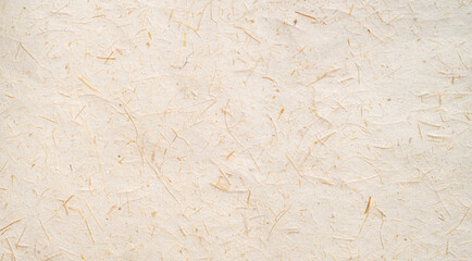 Brown paper texture background from made from natural leaves. Recycled paper texture background banner concept.