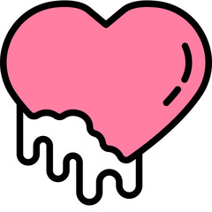 chocolate one color icon