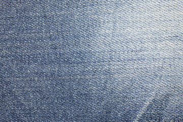 Naklejka premium Blue jeans texture background.