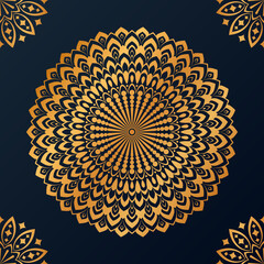 Luxury ornamental mandala design background