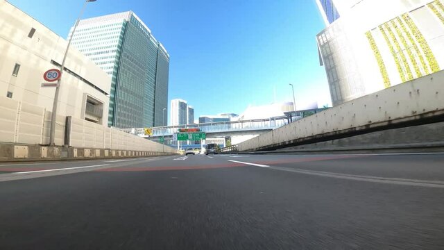 「首都高速11号台場線 汐留エリア」in Tokyo Japan