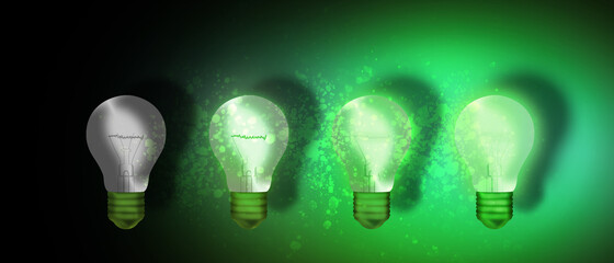 Light Bulb Color Splash - Idea and future concept