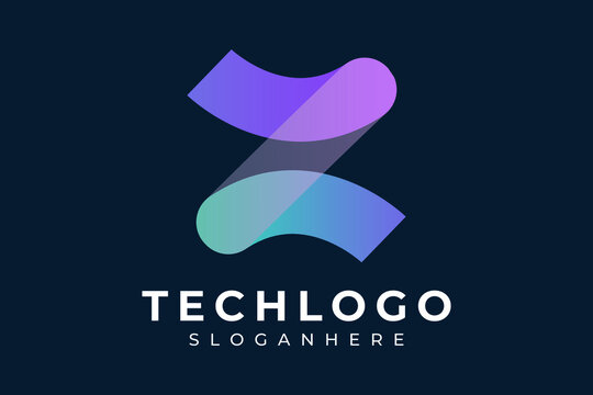  Simple letter z logo template - Gradient logo