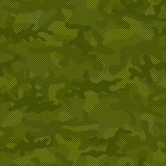 Abstract camouflage pattern. Vector print. Military pattern.