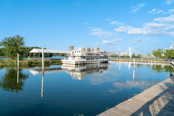 boats on the river