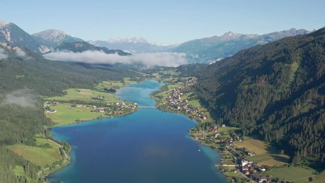 Weissensee in Carinthia, Austria