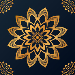 Luxury ornamental mandala design background