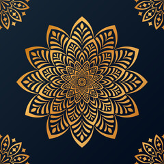 Luxury ornamental mandala design background
