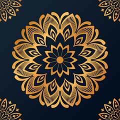 Luxury ornamental mandala design background