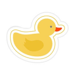 Duck Bath Toy Sticker Kid Childhood Play Game