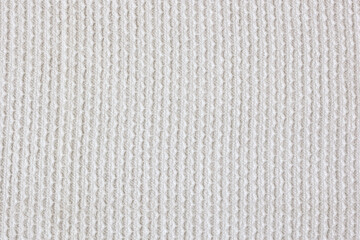 simple white linen fabric texture used as background. decorative woven white cotton cloth. 