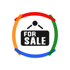For Sale Sign - Sticker
