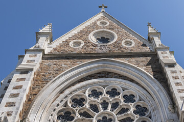 Obraz premium Saint-Nazaire Church - neo-gothic church inaugurated in 1891. Saint-Nazaire, Loire-Atlantique, France.