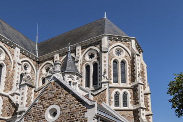 Obraz premium Saint-Nazaire Church - neo-gothic church inaugurated in 1891. Saint-Nazaire, Loire-Atlantique, France.