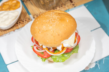 vegetarian hamburger