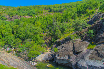 Garganta del Infierno, Marmitas de Gigante, Reserva y Parque Natural del Valle del Jerte,...