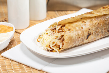 Indian Veg chapati Wrap