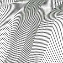 black and white smooth wavy stripes background