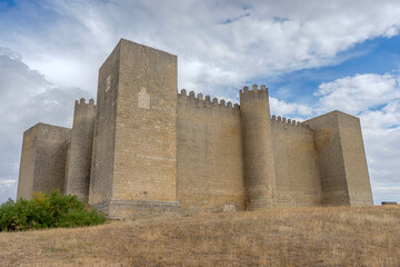 castillo de montealegre de los campos en la provincia de castilla le&oacute;n, Espa&ntilde;a