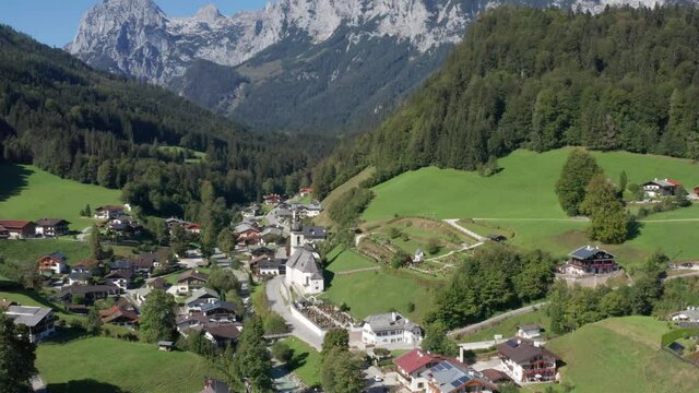 Mountaineering village Ramsau in Bavaria