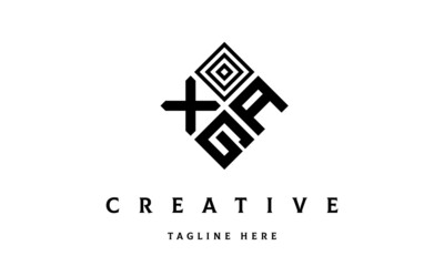 Obraz premium XAG rectangle three latter logo vector