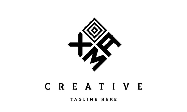 XAM rectangle three latter logo vector