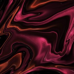 Abstract dark pink orange shining liquid fluid acrylic paint background 