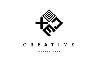 Obraz premium XJE square three latter logo vector 