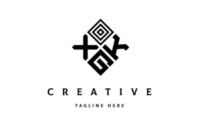 XKG square three latter logo vector	