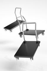 3d rendering different kinds cart