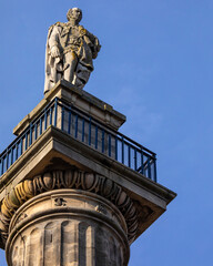 Fototapeta na wymiar Greys Monument in Newcastle upon Tyne, UK