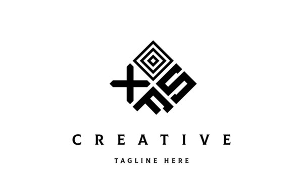 XSF square three latter logo vector