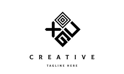 Obraz premium XUG square three latter logo vector
