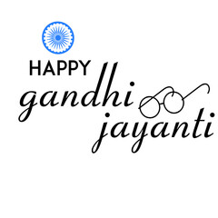 Vector illustration of a background for Happy Gandhi Jayanti. 2nd October mahatma Gandhi Jayanti Birthday Celebration.