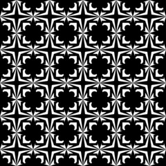 black and white seamless pattern