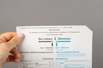 Obraz premium bundestagswahl