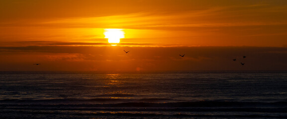 Whitley Bay Sunrise in Northumberland, UK