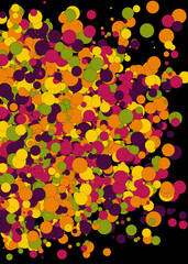 Colorful Universe Distribution Computational Generative Art background illustration