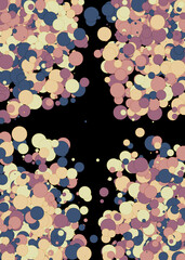 Colorful Universe Distribution Computational Generative Art background illustration