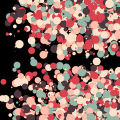Colorful Universe Distribution Computational Generative Art background illustration