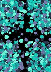 Colorful Universe Distribution Computational Generative Art background illustration