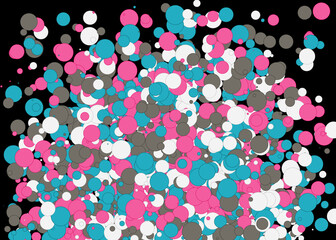 Colorful Universe Distribution Computational Generative Art background illustration